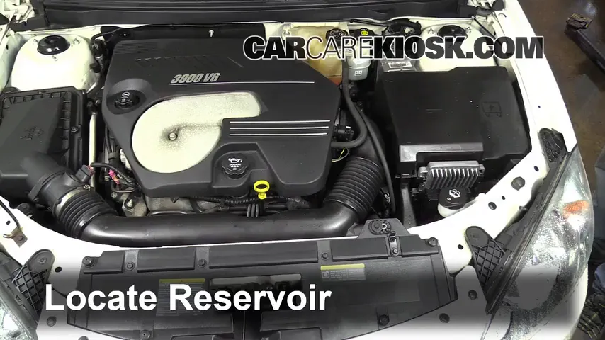 2008 Pontiac G6 GT 3.9L V6 Convertible (2 Door) Liquide essuie-glace Ajouter du liquide